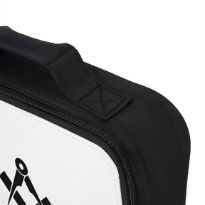 Master Mason Blue Lodge Lunch Bag - White with Square & Compass - Bricks Masons