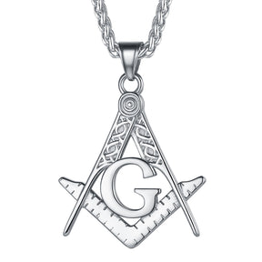 Master Mason Blue Lodge Necklace - Various Colors - Bricks Masons