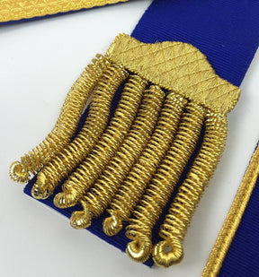 Master Mason Blue Lodge Regalia Set - Royal Blue & Gold - Bricks Masons