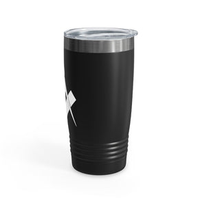 Master Mason Blue Lodge Ringneck Tumbler - Square & Compass - Bricks Masons