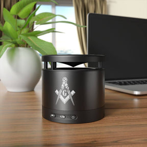 Master Mason Blue Lodge Speaker - Black with Square & Compass G - Bricks Masons