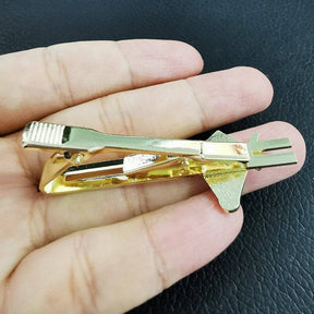 Master Mason Blue Lodge Tie Clip - Square & Compass - Bricks Masons