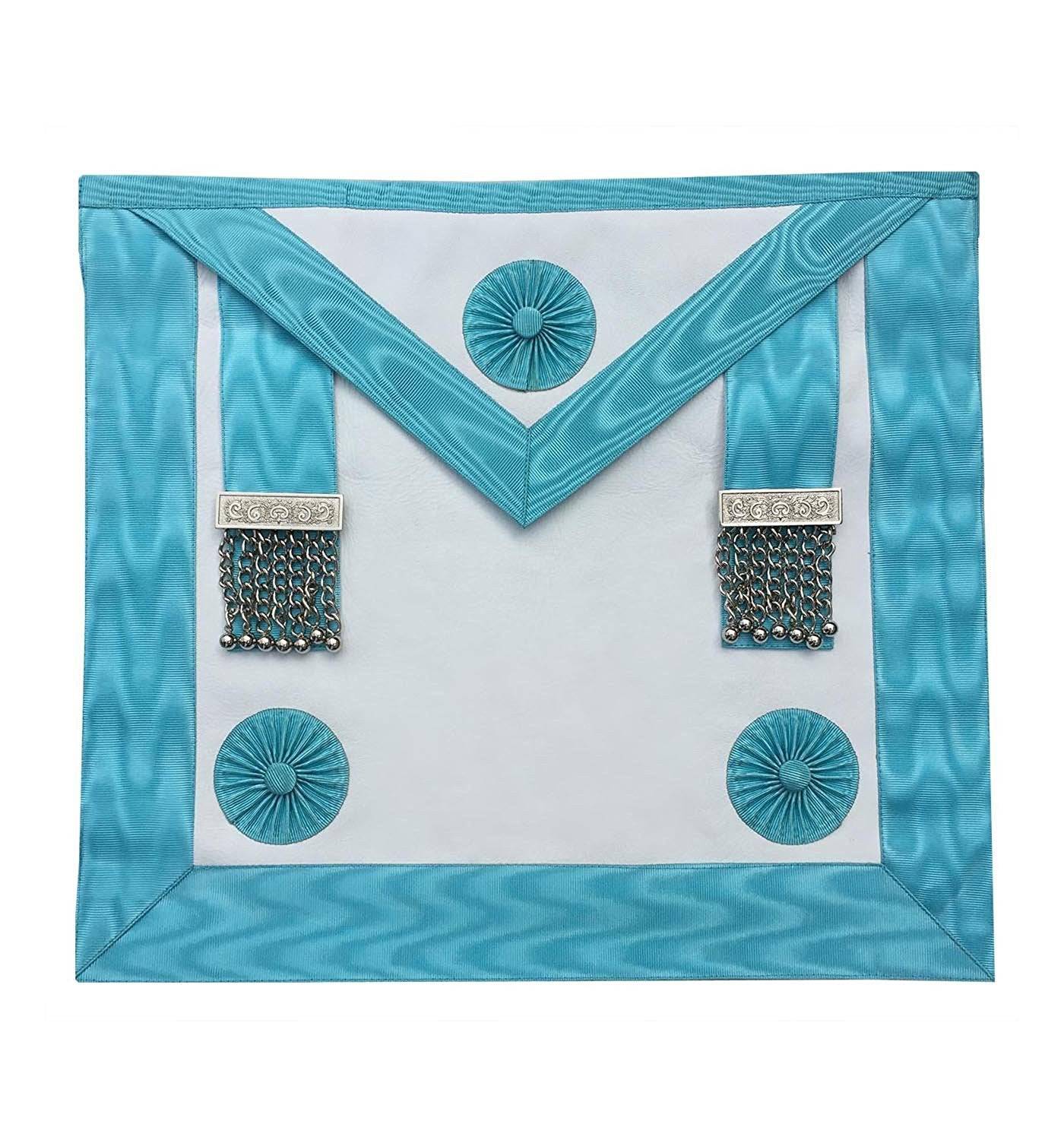 Master Mason Craft English Regulation Regalia Set - MM Apron, Officer Collar and Glove - Bricks Masons