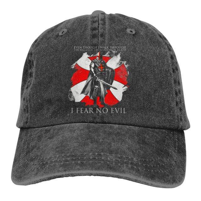 Knights Templar Commandery Baseball Cap - (I FEAR NO EVIL)