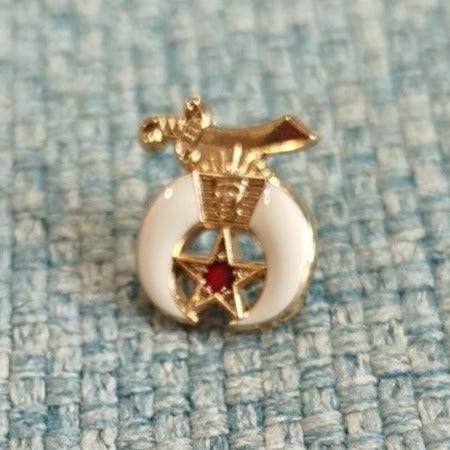 Shriners Lapel Pin - Brass 12.7mm Gold