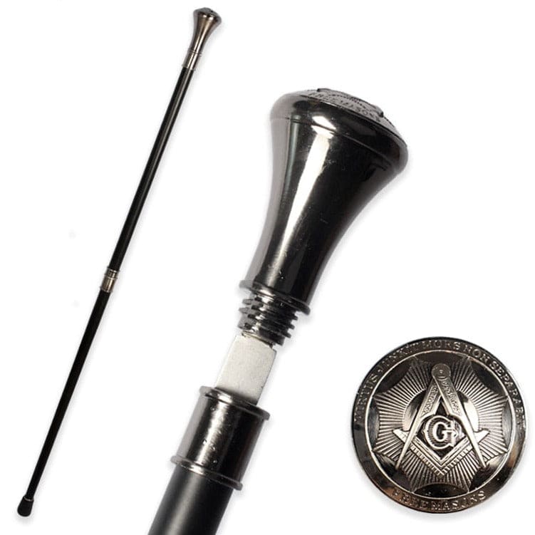 Master Mason Blue Lodge Canes & Walking Stick - Decorative Walking Cane