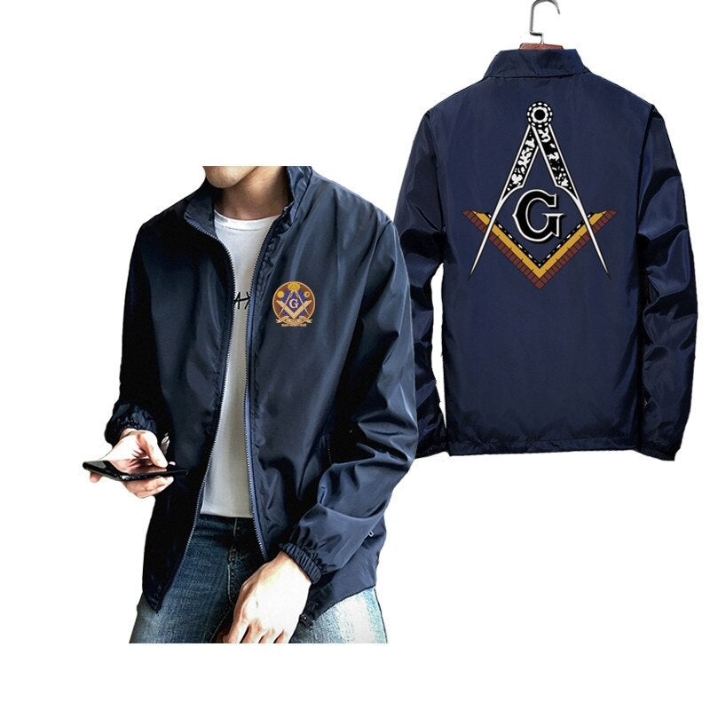 Master Mason Blue Lodge Jacket - Square & Compass G (Various Colors)