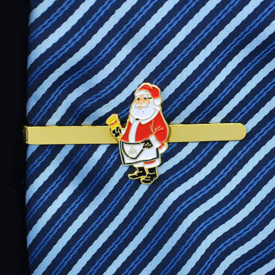 Masonic Tie Bar - Christmas Santa