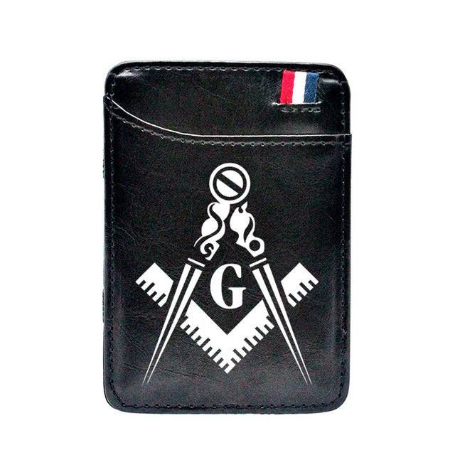 Master Mason Blue Lodge Wallet - With Credit Card Holder (2 Colors)