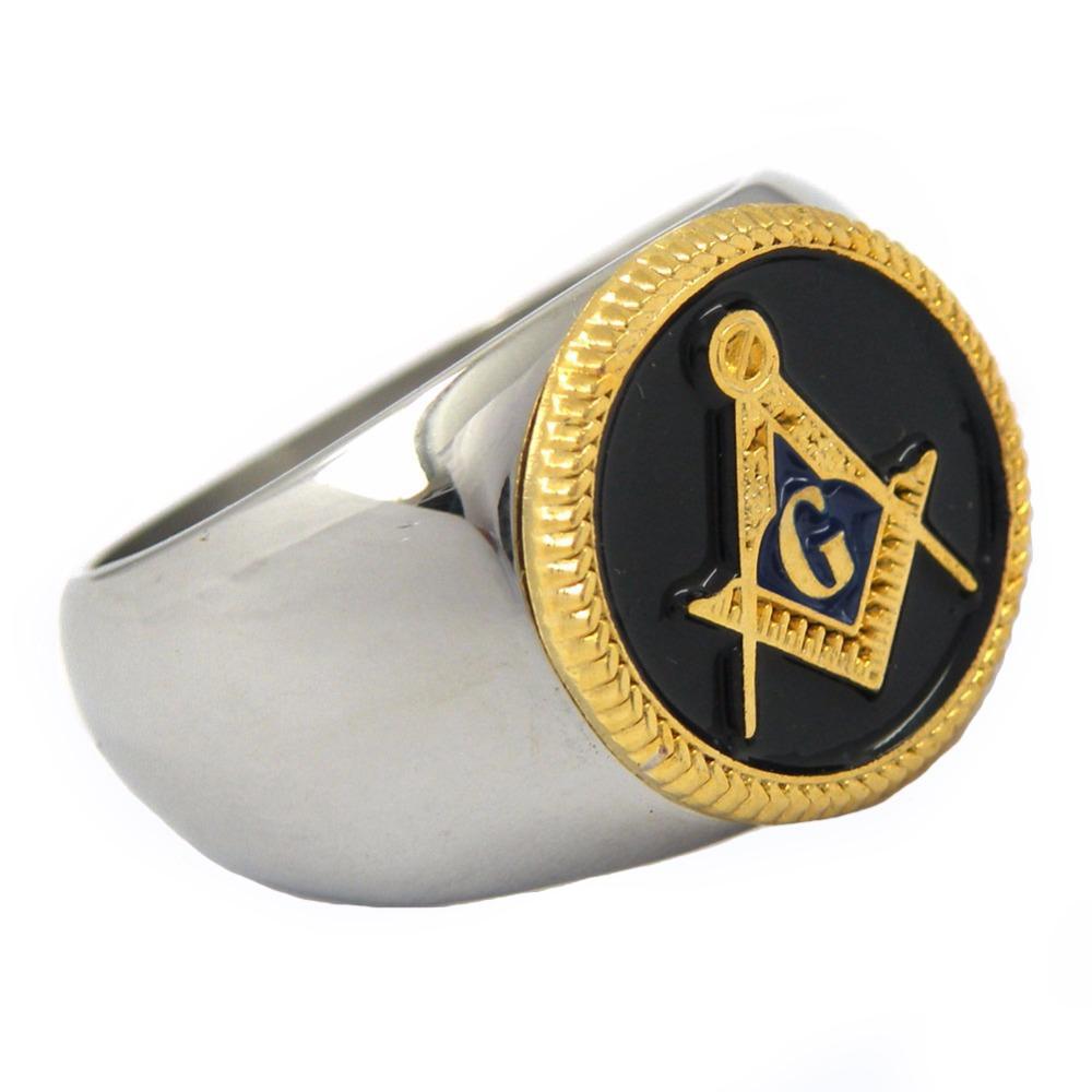 Master Mason Blue Lodge Ring - Square and Compass