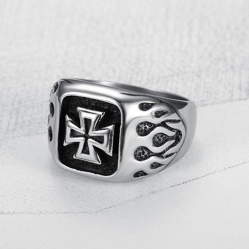 Knights Templar Commandery Ring - Square Signet