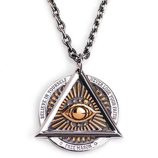 Eye Of Providence Necklace - Stainless Steel