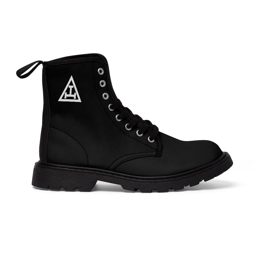 Royal Arch Chapter Boots - Black & White - Bricks Masons