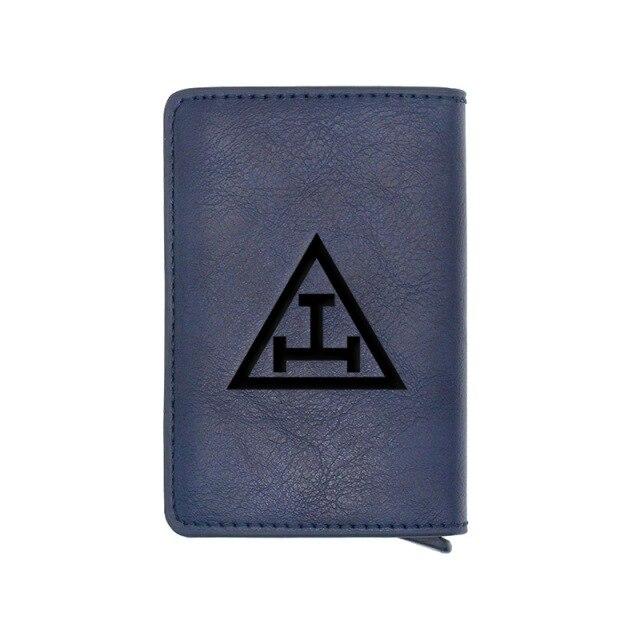 Royal Arch Chapter Wallet - Triple Tau & Credit Card Holder (4 Colors) - Bricks Masons
