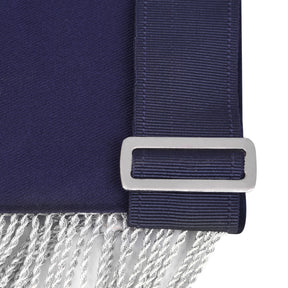 Senior Deacon Blue Lodge California Officer Apron - Dark Blue With Silver Hand Embroidery Bullion - Bricks Masons