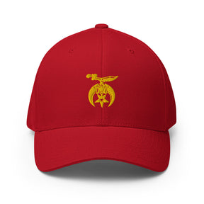 Shriners Baseball Cap - Golden Embroidery - Bricks Masons
