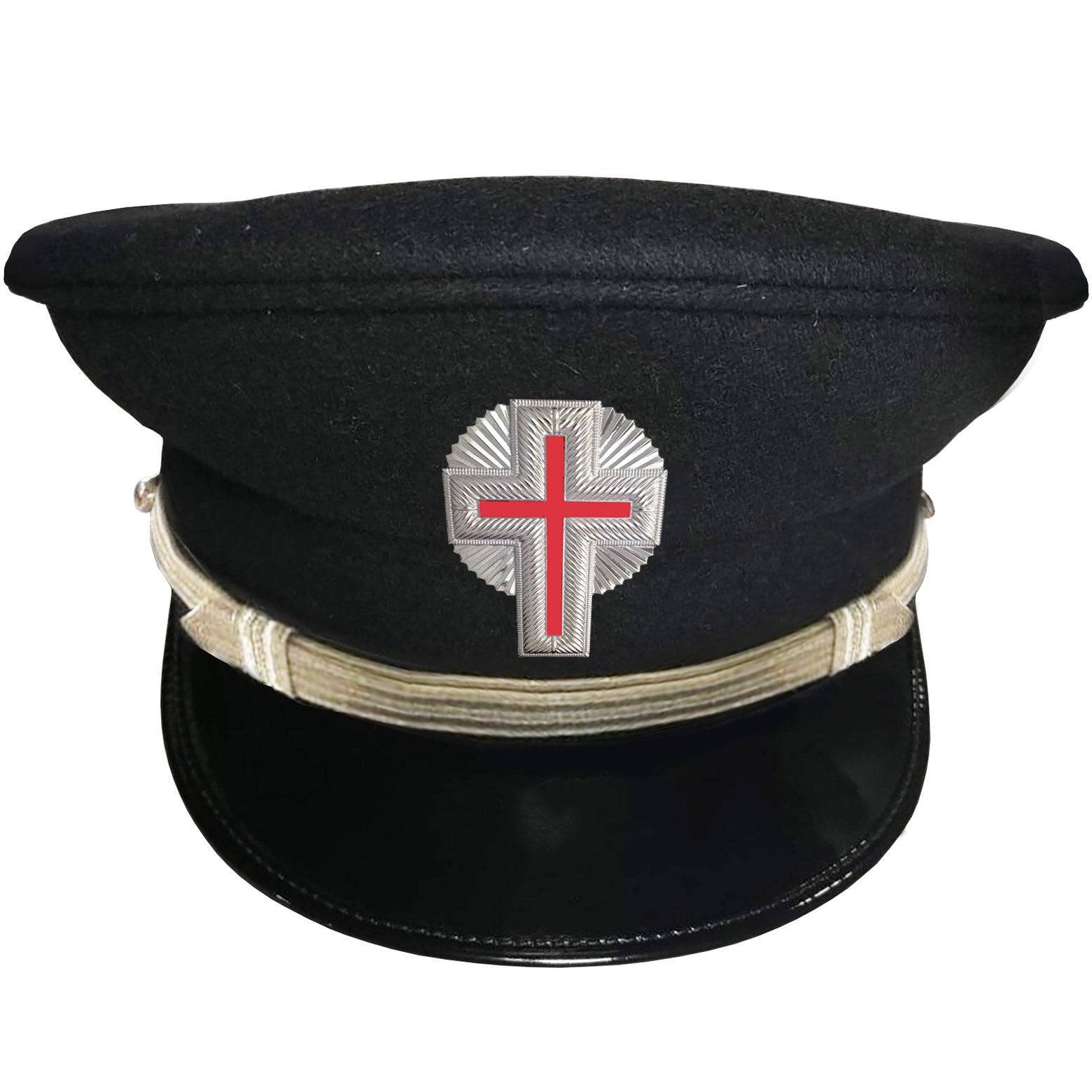 Sir Knight Knights Templar Fatigue Cap - Silver - Bricks Masons