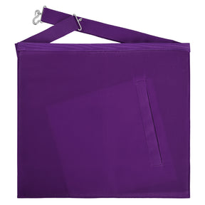 Superintendent Allied Masonic Degrees Apron - Purple Ribbon - Bricks Masons