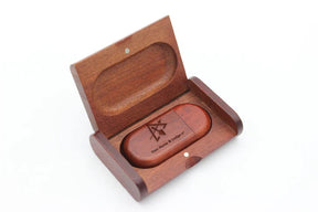 Council USB Flash Drives - Various Wood Colors - Bricks Masons