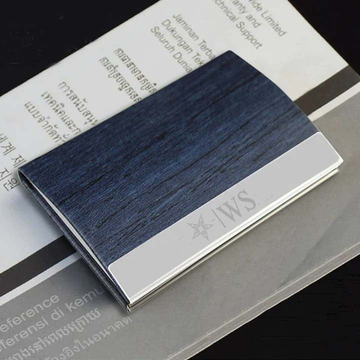 OES Business Card Holder - Leather - Bricks Masons