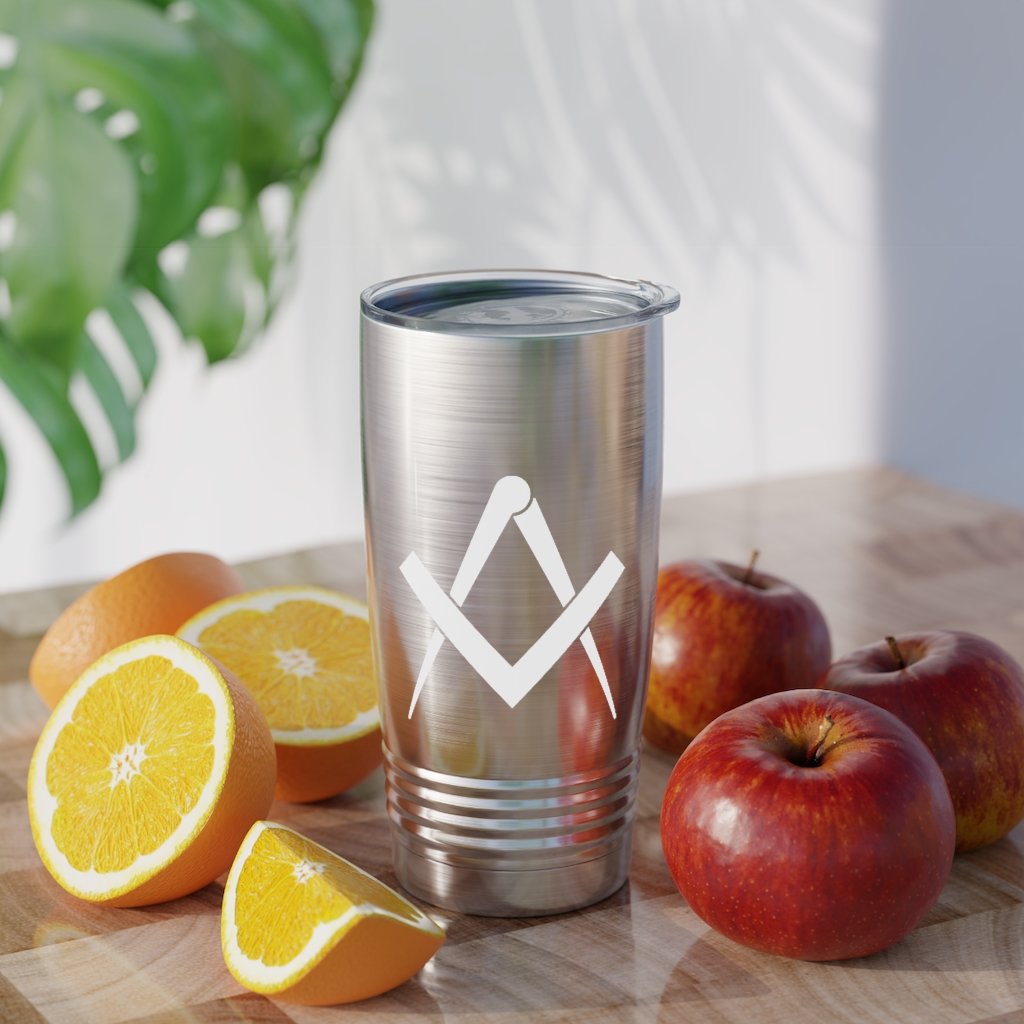 Master Mason Blue Lodge Ringneck Tumbler - Square & Compass 20oz - Bricks Masons