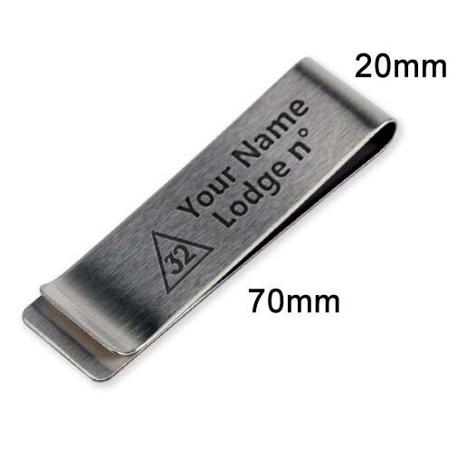 32nd Degree Scottish Rite Pen Holder - Black & Brown Leather - Bricks Masons