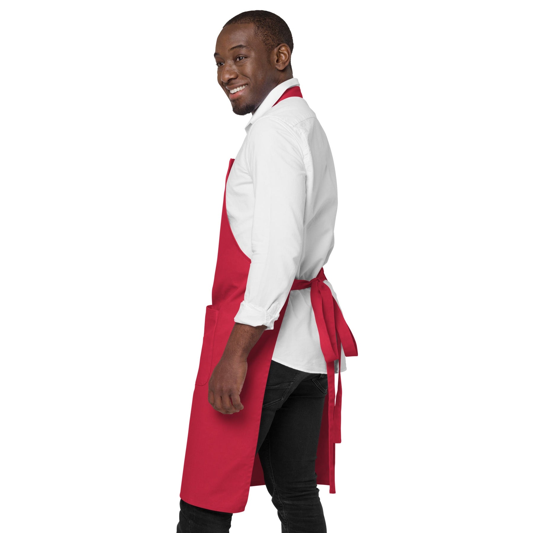 33rd Degree Scottish Rite Kitchen Apron - Wings Up Various Organic Cotton Colors - Bricks Masons