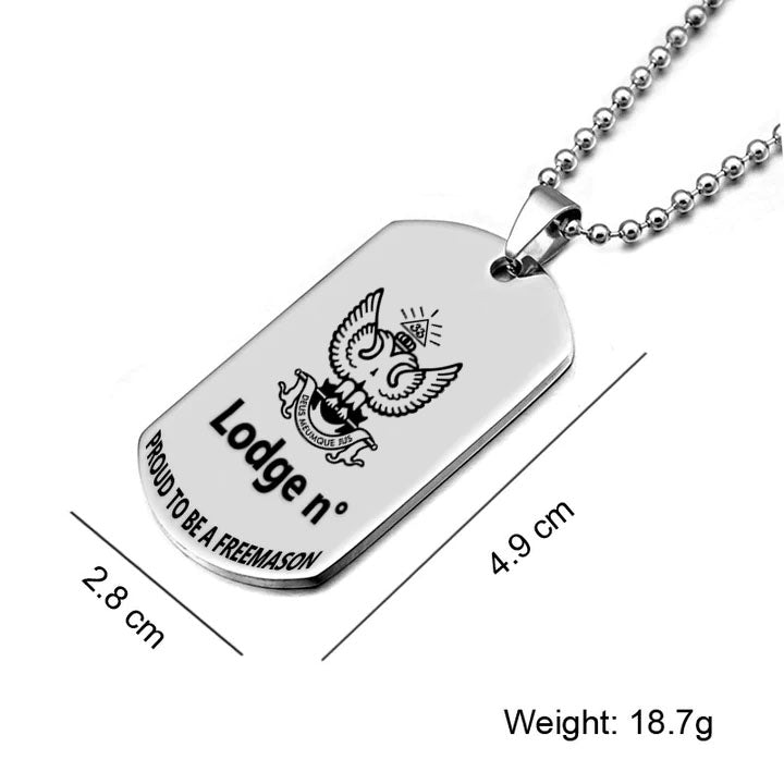 33rd Degree Scottish Rite Necklace - Wings Up Various Colors - Bricks Masons