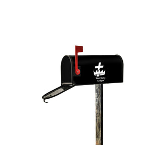 Knights Templar Commandery Mailbox Cover - Magnetic & Waterproof - Bricks Masons