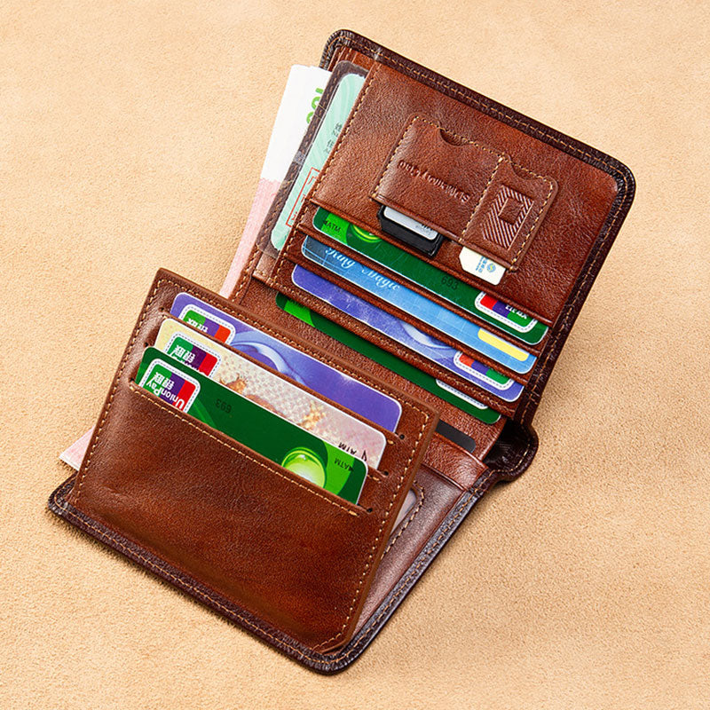 Council Wallet - Brown Leather - Bricks Masons