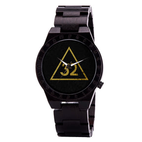 32nd Degree Scottish Rite Wristwatch - Various Colors - Bricks Masons