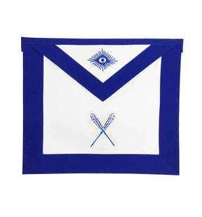 Secretary Blue Lodge Officer Apron - Royal Blue - Bricks Masons