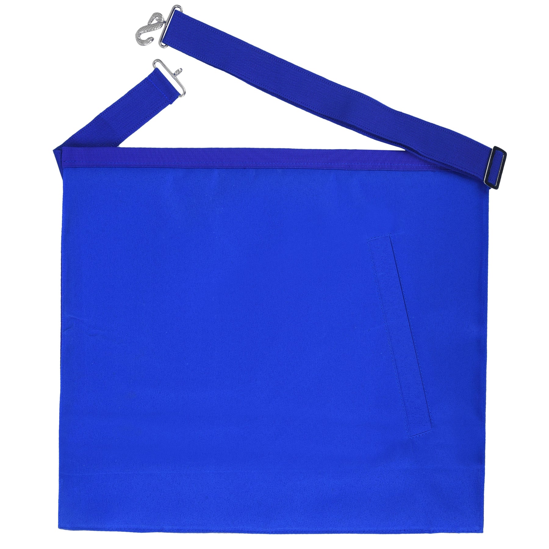 Past Master Blue Lodge California Regulation Apron - Royal Blue with Gold Sun - Bricks Masons