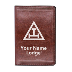 Royal Arch Chapter Wallet - Black & Brown - Bricks Masons