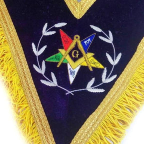 Worthy Patron Order of the Eastern Star OES Collar - Bricks Masons