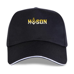 Master Mason Blue Lodge Baseball Cap - Square & Compass G Adjustable Multiple Colors - Bricks Masons