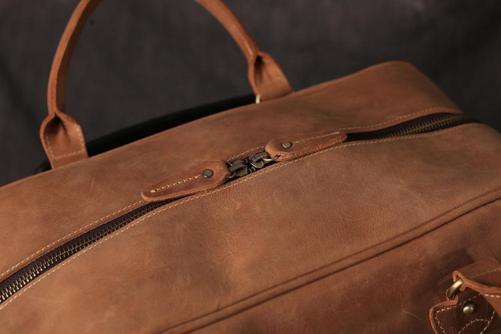 Order Of Malta Travel Bag - (Dark Brown/Camel) - Bricks Masons