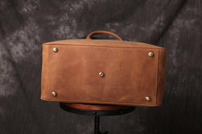 OES Travel Bag - (Dark Brown/Camel) - Bricks Masons