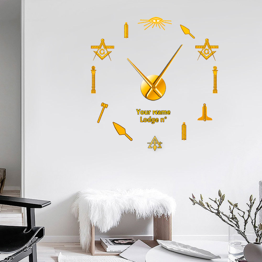 Council Clock - Frameless Design - Bricks Masons