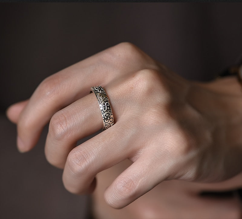 Eye Of Providence Ring - Adjustable 925 Sterling Silver - Bricks Masons