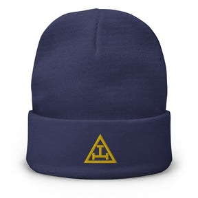 Royal Arch Chapter Beanie - Golden Embroidery - Bricks Masons