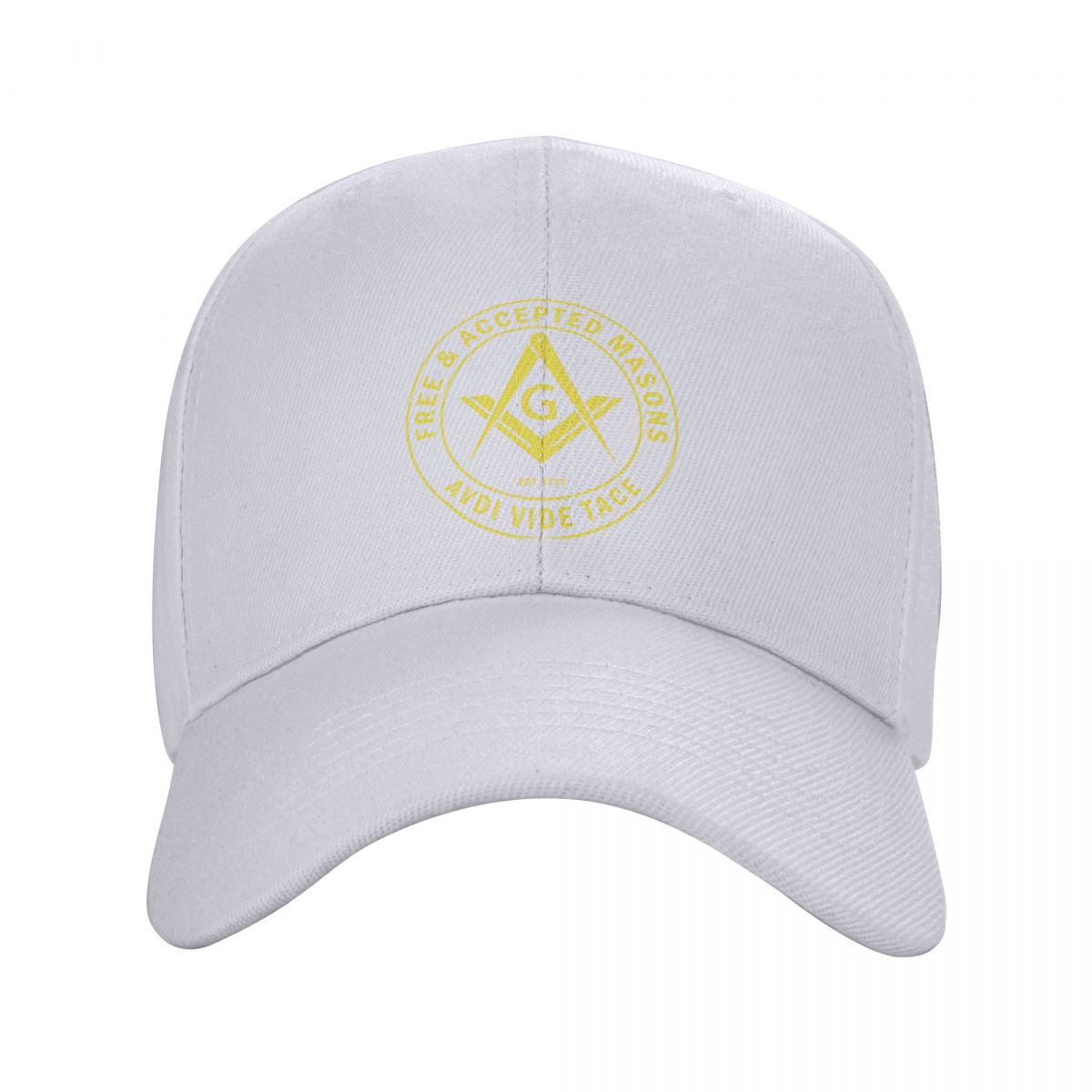 Master Mason Blue Lodge Baseball Cap - AVDI VIDE TACE Free Accepted Masons (Multiple Colors) - Bricks Masons