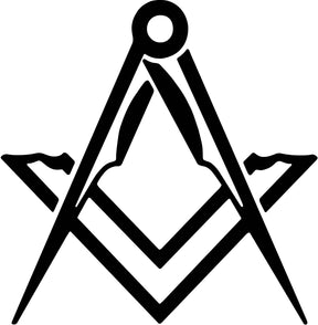 Master Mason Blue Lodge Bracelet - Steel & Leather - Bricks Masons