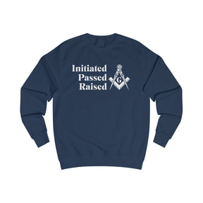 Master Mason Blue Lodge Sweatshirt - Initiated Passed Raised - Bricks Masons