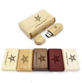 OES USB Flash Drives - Various Wood Colors - Bricks Masons