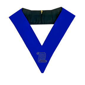 Orator Blue Lodge Collar - Royal Blue - Bricks Masons