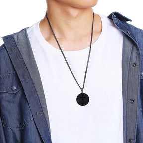 Order Of Malta Commandery Necklace - Various Stainless Steel Colors - Bricks Masons