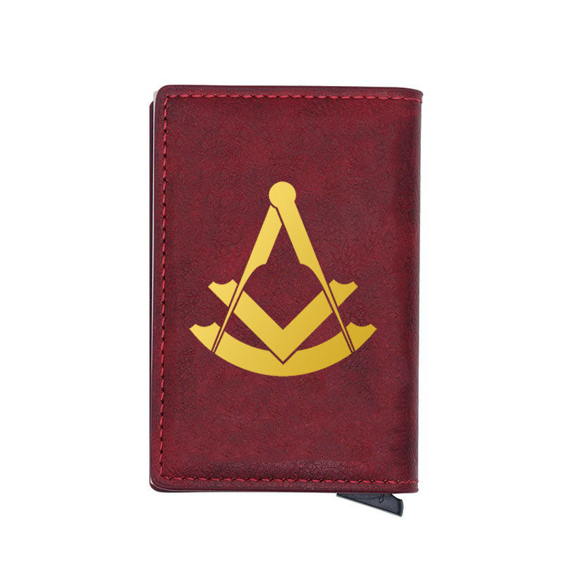 Past Master Blue Lodge Wallet - Various Colors - Bricks Masons