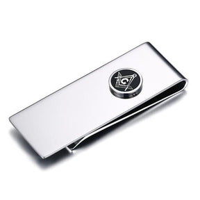 Master Mason Blue Lodge Money Clip - Metal - Bricks Masons